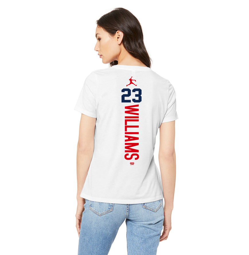 Bella + Canvas 6415 Ladies' Relaxed Triblend V-Neck T-Shirt - KY Rockers Softball