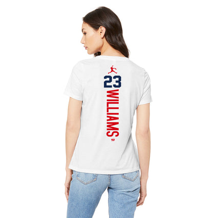 Bella + Canvas 6415 Ladies' Relaxed Triblend V-Neck T-Shirt - KY Rockers Softball