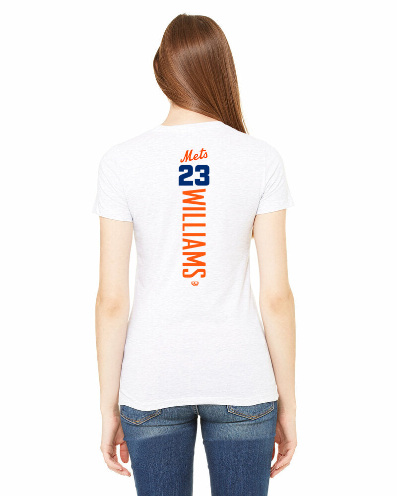 Bella + Canvas 6004 Women's The Favorite T-Shirt - Florida Mets Baseball