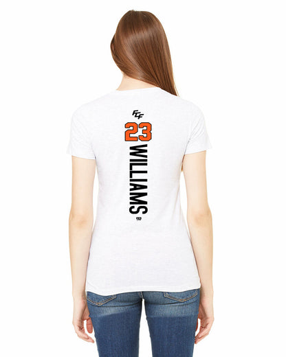 Bella + Canvas 6004 Women's The Favorite T-Shirt - FCF Flight Baseball