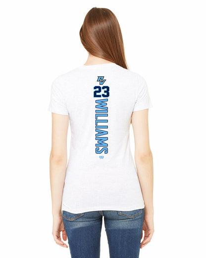 Bella + Canvas 6004 Women's The Favorite T-Shirt - PVAA Sharks Baseball