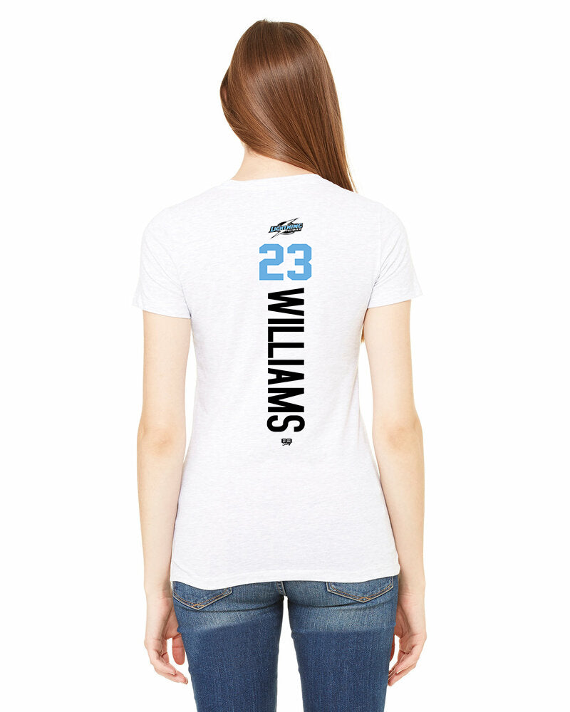 Bella + Canvas 6004 Women's The Favorite T-Shirt - Lightning Premier Softball