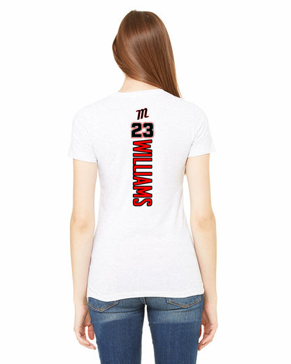 Bella + Canvas 6004 Women's The Favorite T-Shirt - SYA Mets "M" Logo