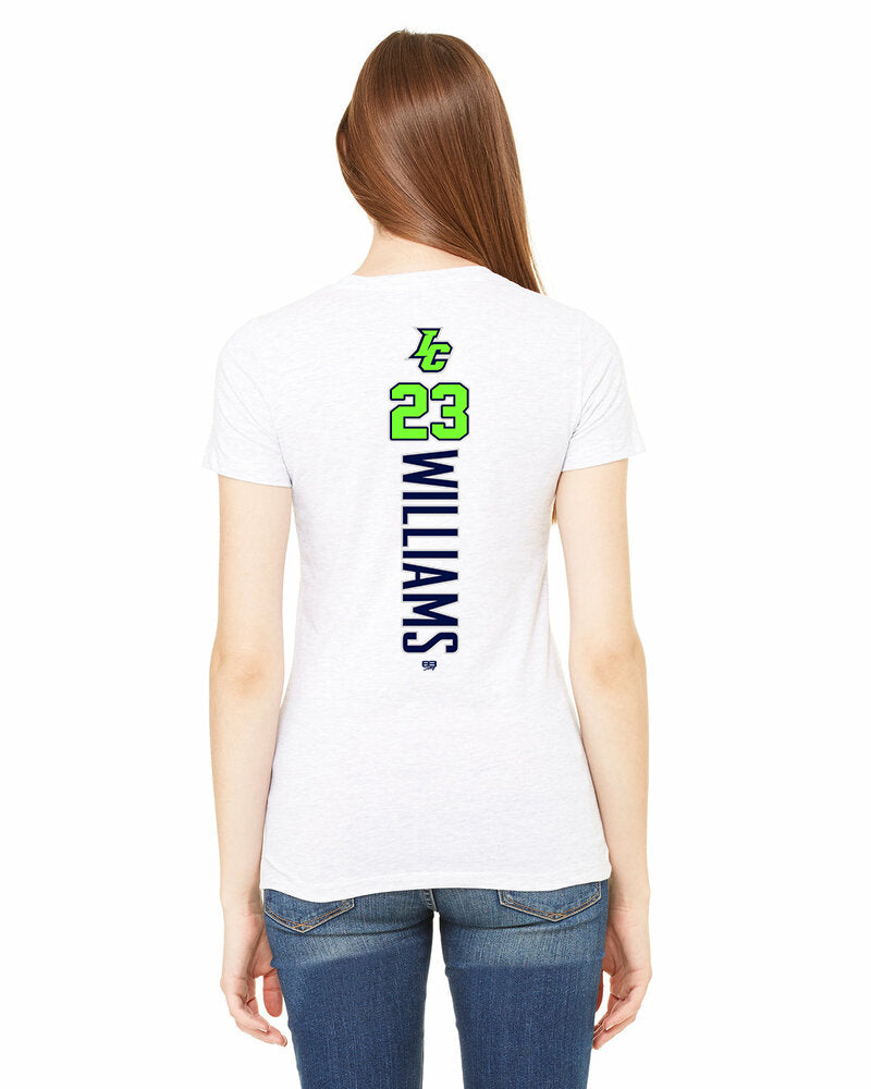 Bella + Canvas 6004 Women's The Favorite T-Shirt - Indy Clutch Baseball