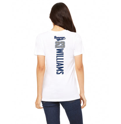 Bella + Canvas B6400 Women's Relaxed Jersey Short-Sleeve T-Shirt - Mississippi Rampage