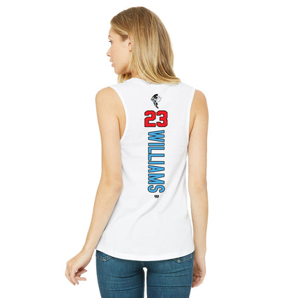 Bella + Canvas B6003 Women's Jersey Muscle Tank - NBC Gnats Baseball