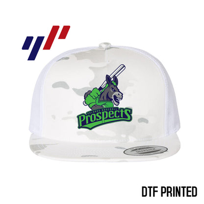 Yupoong 6006 Adult 5-Panel Classic Trucker Hat - DTF PRINTED - OPB - Swamp Donkeys