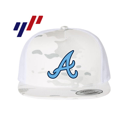 Yupoong 6006 Adult 5-Panel Classic Trucker Hat - DTF PRINTED - Aces Baseball