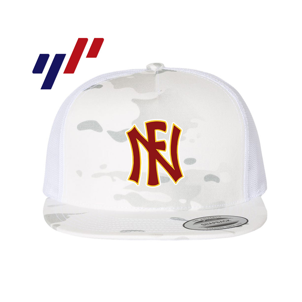 Yupoong 6006 Adult 5-Panel Classic Trucker Hat - DTF PRINTED - North Florida Tribe