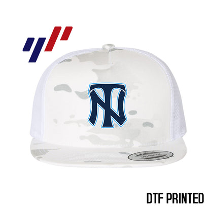 Yupoong 6006 Adult 5-Panel Classic Trucker Hat - DTF PRINTED - Top Notch Baseball