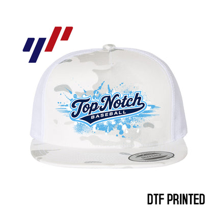 Yupoong 6006 Adult 5-Panel Classic Trucker Hat - DTF PRINTED - Top Notch Baseball