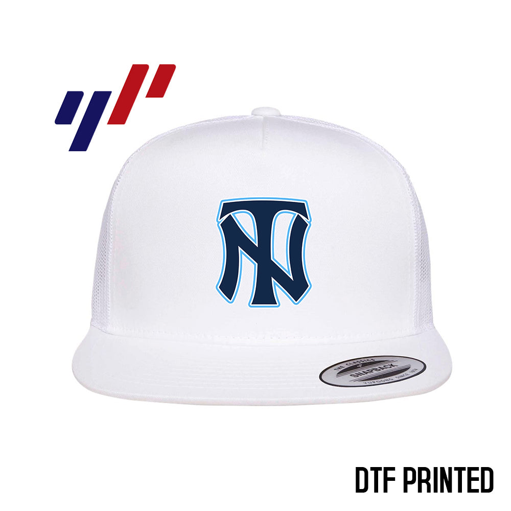 Yupoong 6006 Adult 5-Panel Classic Trucker Hat - DTF PRINTED - Top Notch Baseball