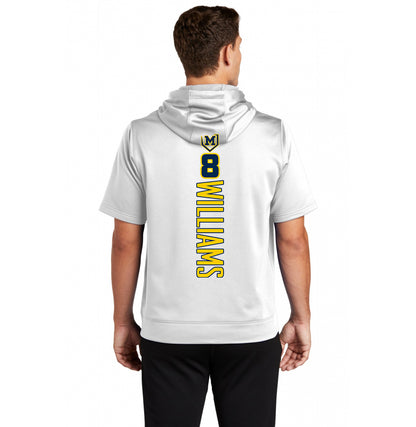 Sport-Tek Sport-Wick Fleece Short Sleeve Hooded Pullover ST251 - Midland Bandits Baseball