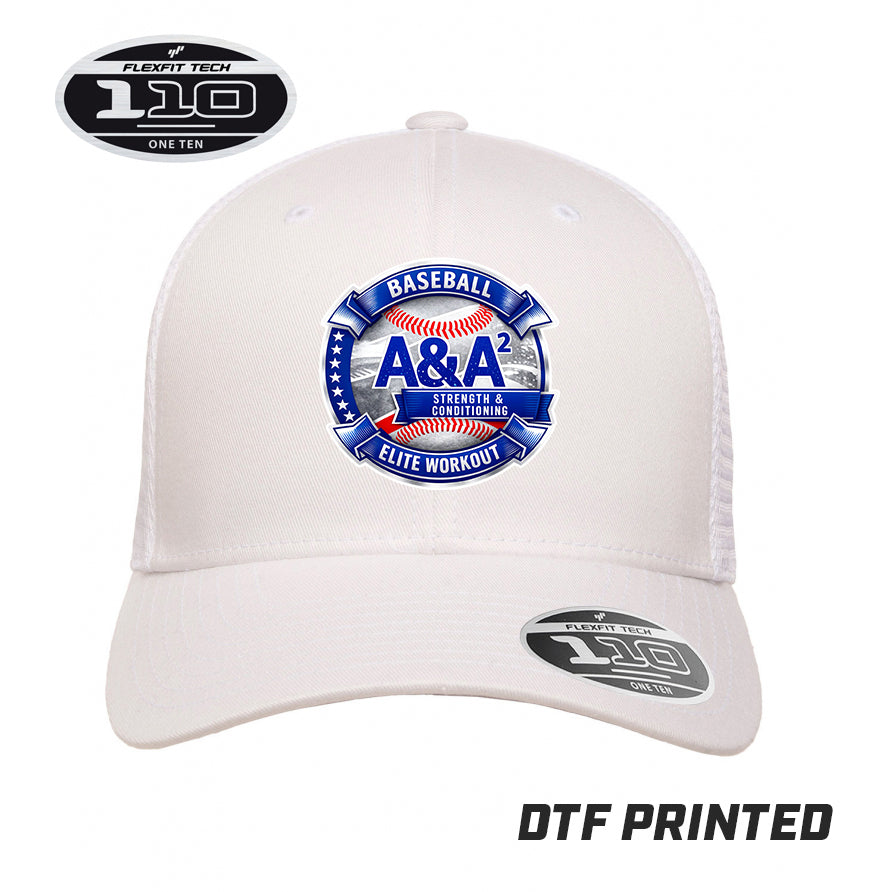 Flexfit 110M Adult 110reg Mesh Cap DTF PRINTED - A&A Baseball Elite