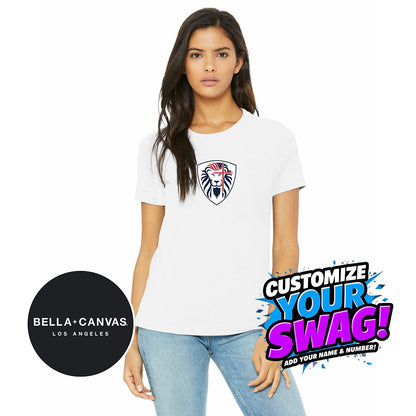 Bella + Canvas B6400 Women's Relaxed Jersey Short-Sleeve T-Shirt - Orlando Lions Baseball