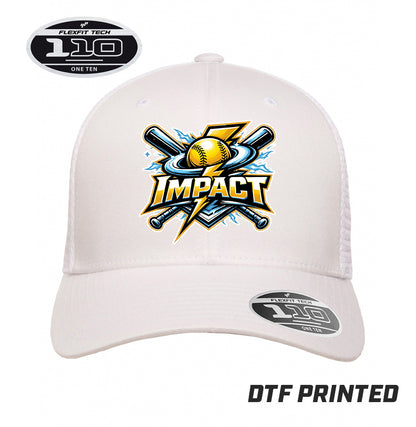 Flexfit 110M Adult 110reg Mesh Cap DTF PRINTED - Impact Softball