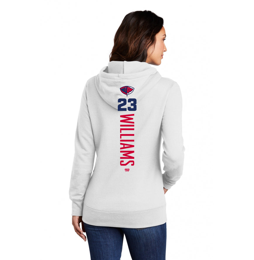 Port & Company Women's Core Fleece Pullover Hooded Sweatshirt LPC78H - Pasco Stingers Baseball