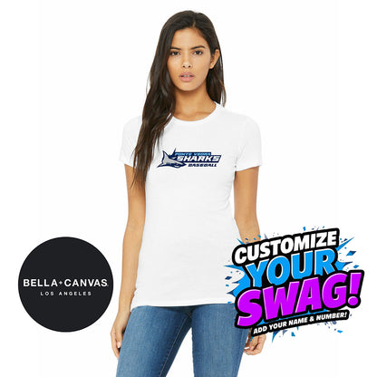 Bella + Canvas 6004 Women's The Favorite T-Shirt - PVAA Sharks