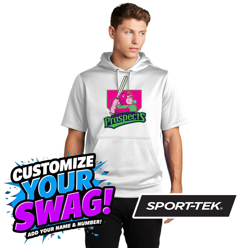 Sport-Tek Sport-Wick Fleece Short Sleeve Hooded Pullover ST251 - OSP Gorilla Queens Softball