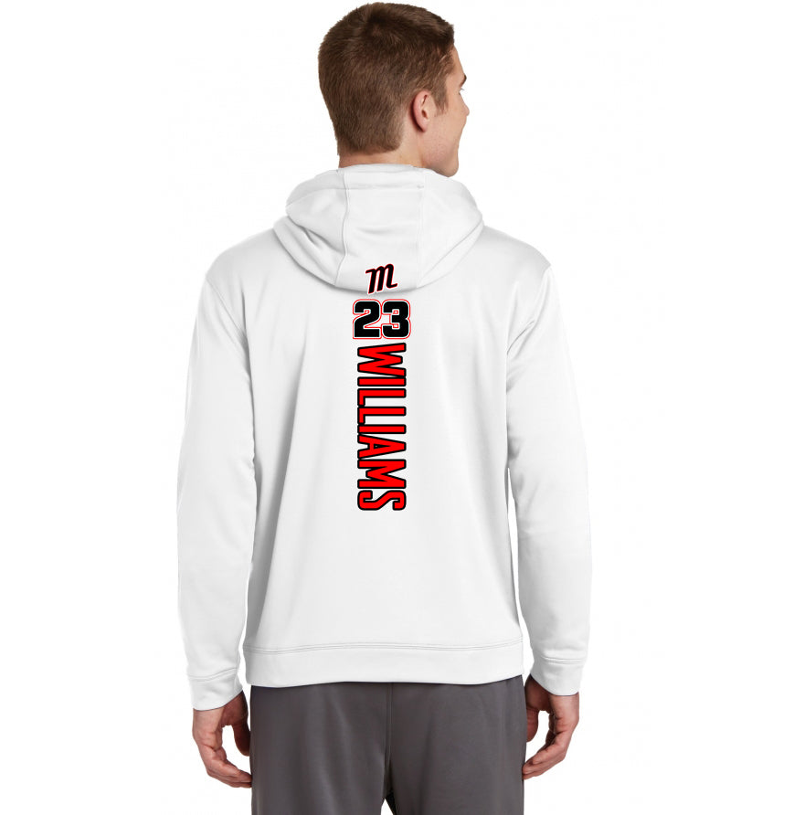 Sport-Tek Sport-Wick Fleece Hooded Pullover F244 - SYA Mets "M" Logo