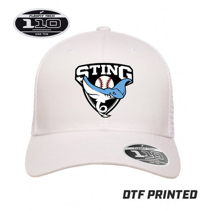 Flexfit 110M Adult 110reg Mesh Cap DTF PRINTED - Southwest Sting Baseball