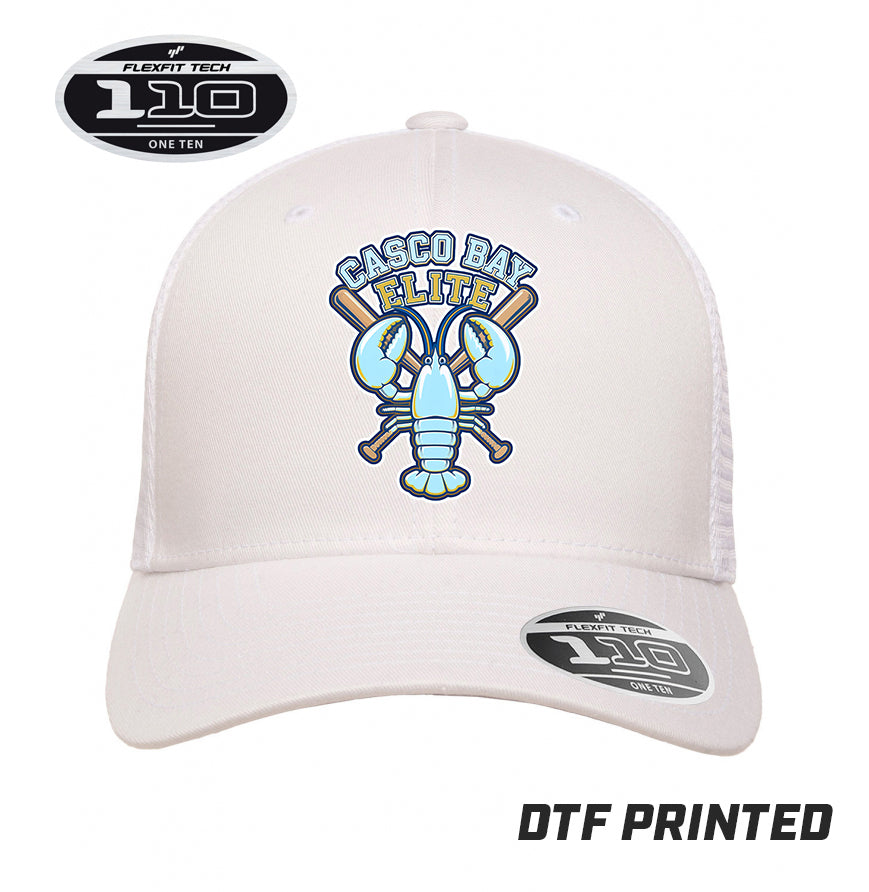 Flexfit 110M Adult 110reg Mesh Cap DTF PRINTED - Casco Bay Elite Baseball