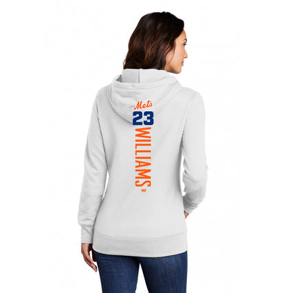 Port & Company Women's Core Fleece Pullover Hooded Sweatshirt LPC78H - Florida Mets Baseball