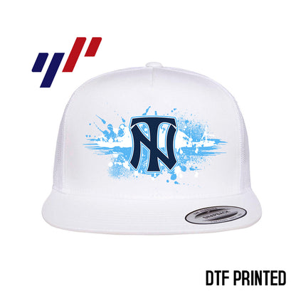 Yupoong 6006 Adult 5-Panel Classic Trucker Hat - DTF PRINTED - Top Notch Baseball