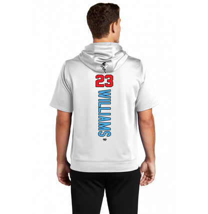 Sport-Tek Sport-Wick Fleece Short Sleeve Hooded Pullover ST251 - NBC Gnats Baseball