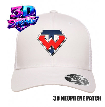 TAMPA WARRIORS - 3D PATCH TEAM HATS - Flexfit 110M Mesh Hat