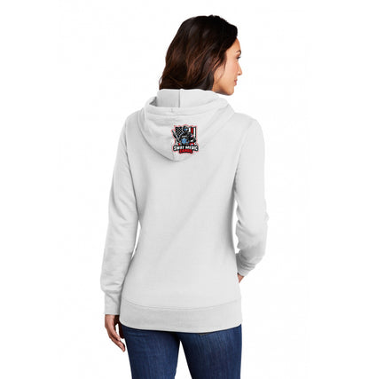 Port & Company Women's Core Fleece Pullover Hooded Sweatshirt LPC78H - Swat Medic Cards