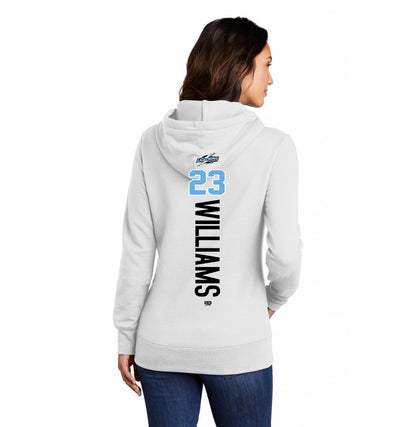 Port & Company Women's Core Fleece Pullover Hooded Sweatshirt LPC78H - Lightning Premier Softball