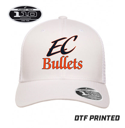 Flexfit 110M Adult 110reg Mesh Cap DTF PRINTED - EC Bullets Softball