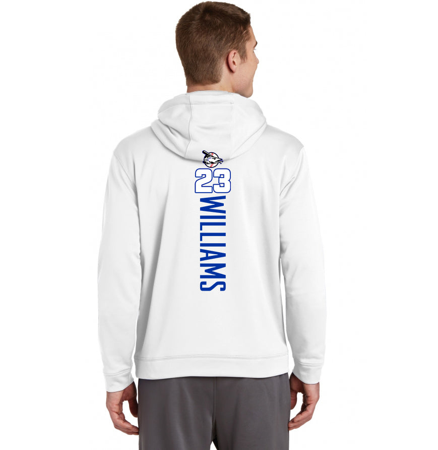 Sport-Tek Sport-Wick Fleece Hooded Pullover - Jax Beach Baseball