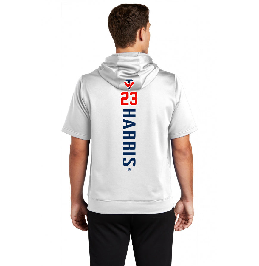 Sport-Tek Sport-Wick Fleece Short Sleeve Hooded Pullover ST251 - Tampa Warriors Baseball