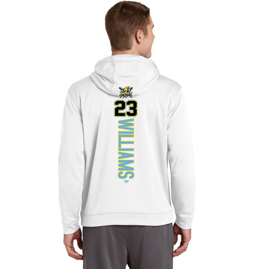 Sport-Tek Sport-Wick Fleece Hooded Pullover F244 - Impact Softball - Massachusetts
