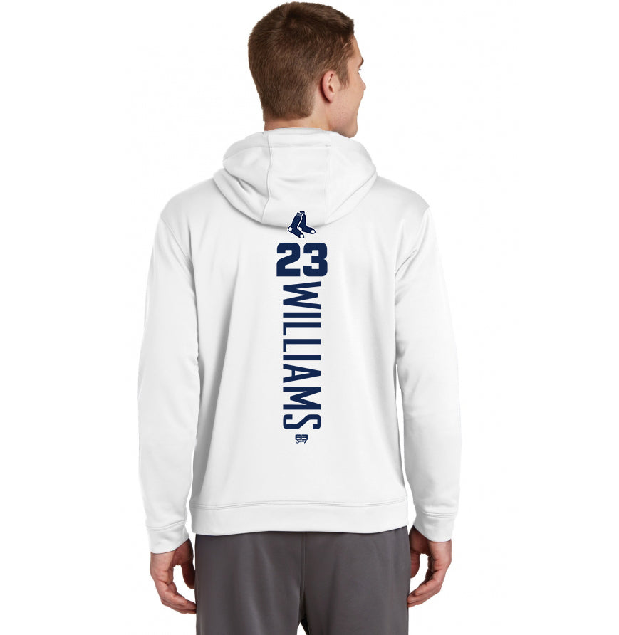 Sport-Tek Sport-Wick Fleece Hooded Pullover F244 - Blue Sox Baseball