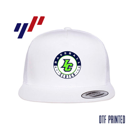 Yupoong 6006 Adult 5-Panel Classic Trucker Hat - DTF PRINTED - Indy Clutch Baseball
