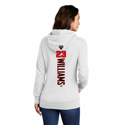 Port & Company Women's Core Fleece Pullover Hooded Sweatshirt LPC78H - Black Creek Cottonmouths