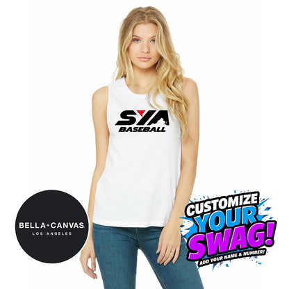 Bella + Canvas B6003 Women's Jersey Muscle Tank - SYA Baseball
