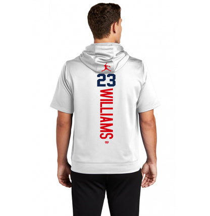 Sport-Tek Sport-Wick Fleece Short Sleeve Hooded Pullover ST251 - KY Rockers Softball