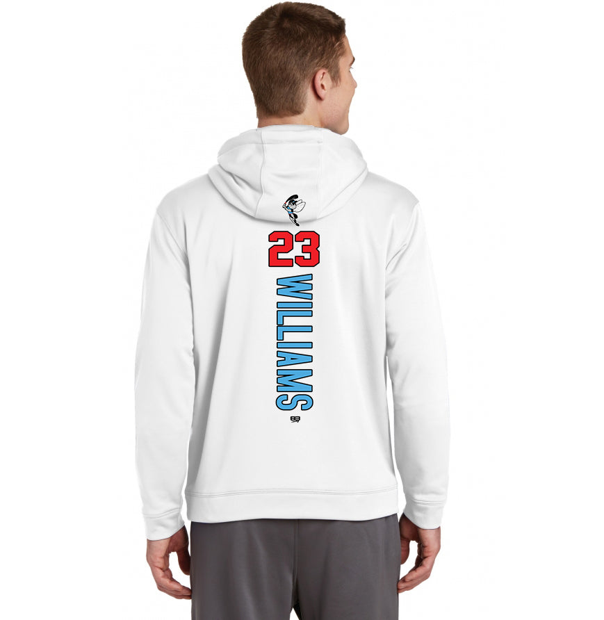 Sport-Tek Sport-Wick Fleece Hooded Pullover F244 - NBC Gnats Baseball