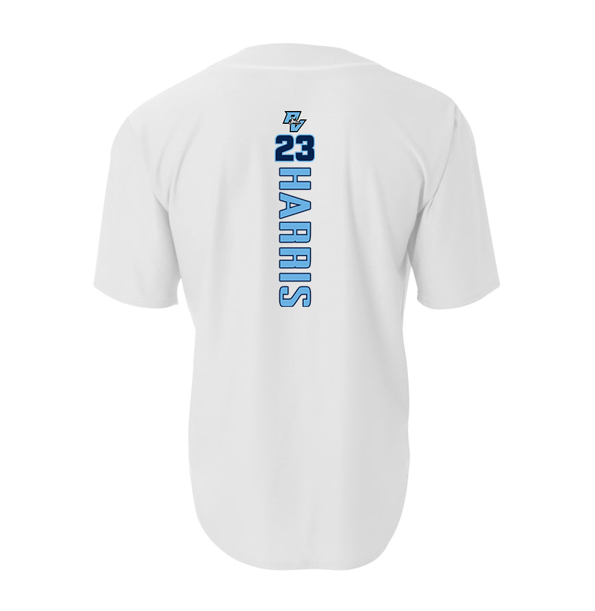 A4 Apparel N4184 Game Day Classic Baseball Jersey - PVAA Sharks