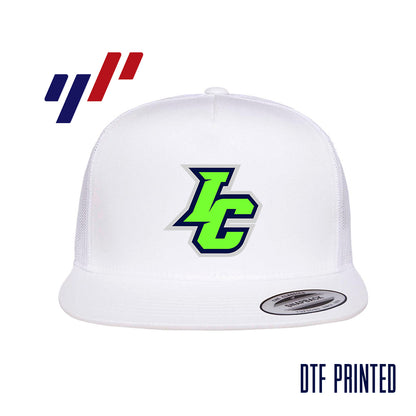 Yupoong 6006 Adult 5-Panel Classic Trucker Hat - DTF PRINTED - Indy Clutch Baseball