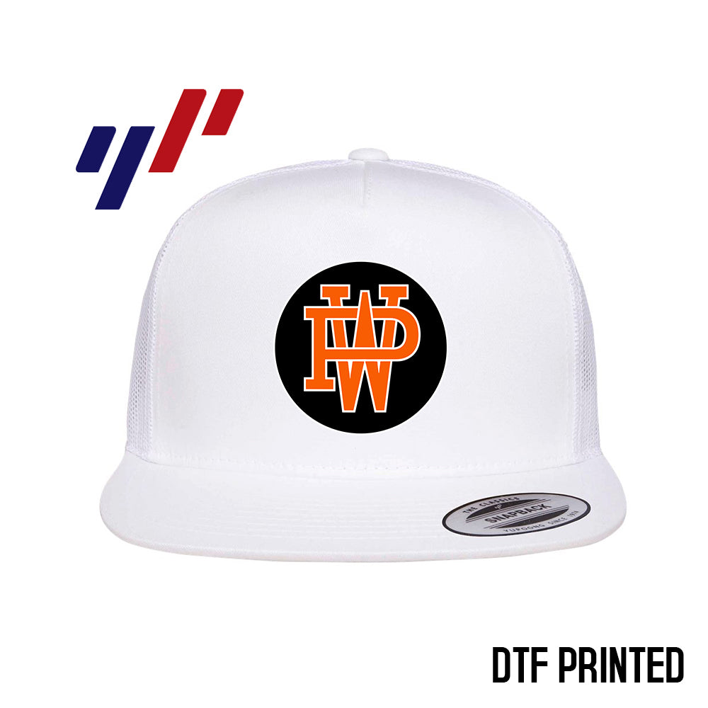 Yupoong 6006 Adult 5-Panel Classic Trucker Hat - DTF PRINTED - Winter Park All-Stars