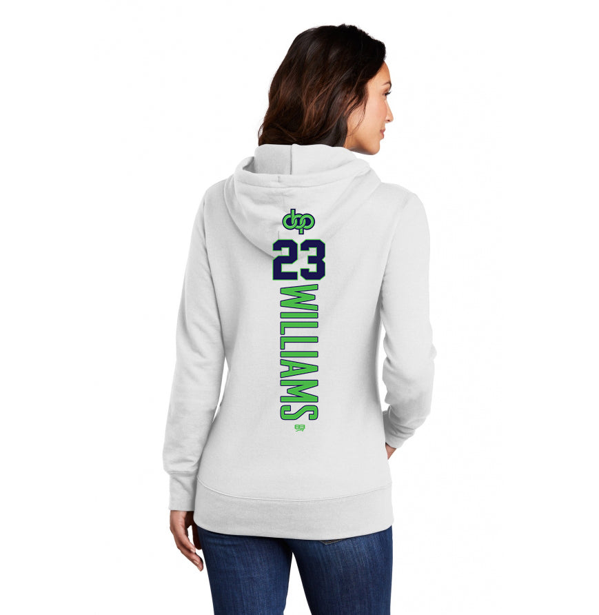 Port & Company Women's Core Fleece Pullover Hooded Sweatshirt LPC78H - OBP War Hogs