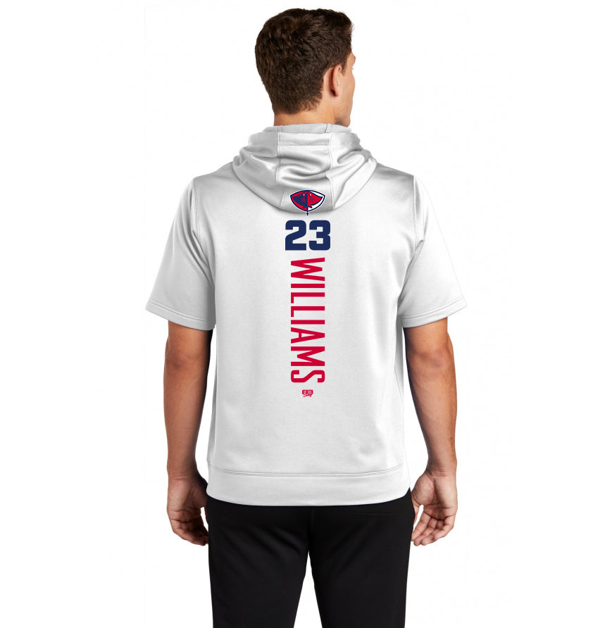 Sport-Tek Sport-Wick Fleece Short Sleeve Hooded Pullover ST251 - Pasco Stingers Baseball