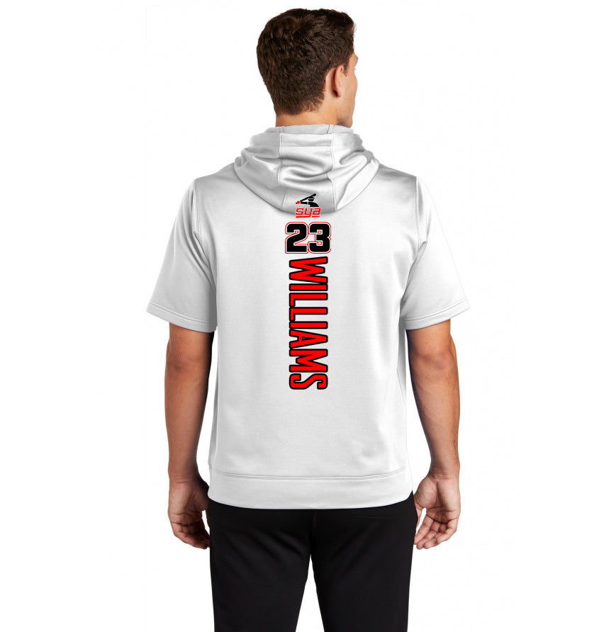 Sport-Tek Sport-Wick Fleece Short Sleeve Hooded Pullover ST251 - SYA Batter Logo