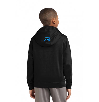 Sport-Tek Youth Sport-Wick Fleece Hooded Pullover YST244 - R Software & Consulting