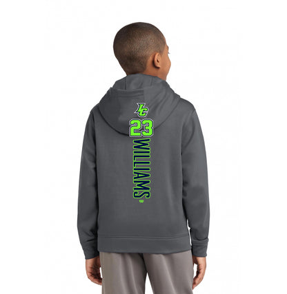 Sport-Tek Youth Sport-Wick Fleece Hooded Pullover YST244 - Indy Clutch Baseball